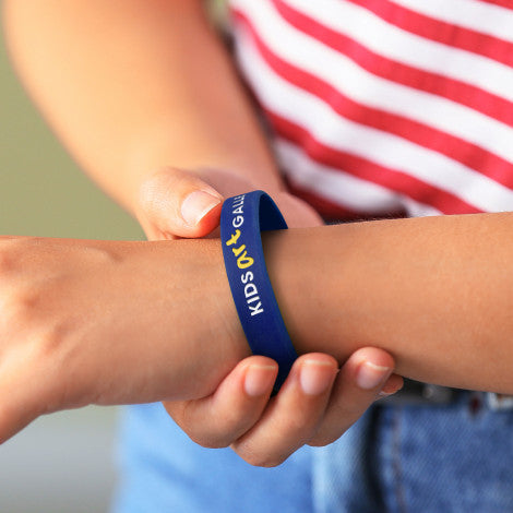 Kids Silicone Wrist Band - Debossed - Simply Merchandise