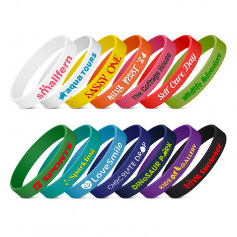 Kids Silicone Wrist Band - Embossed - Simply Merchandise