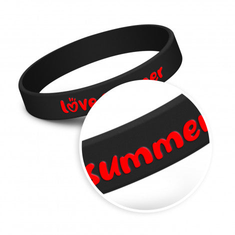 Kids Silicone Wrist Band - Embossed - Simply Merchandise