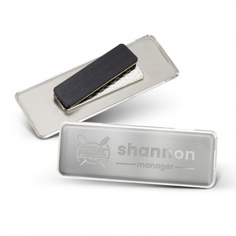 Metal Name Badge - Simply Merchandise