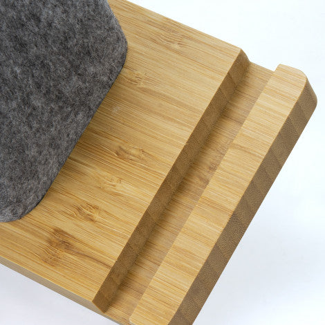 NATURA Bamboo Phone Stand Desk Caddy - Simply Merchandise