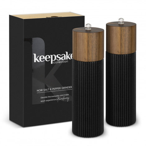 Keepsake Noir Salt and Pepper Grinders - Simply Merchandise