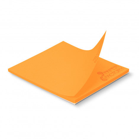 Coloured Sticky Pad 70 x 75mm - 25 Sheets with custom branded logo - Simply Merchandise