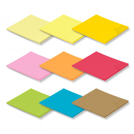 Coloured Sticky Pad 70 x 75mm - 25 Sheets - Simply Merchandise