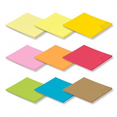 Coloured Sticky Pad 70 x 75mm - 25 Sheets with custom branded logo - Simply Merchandise