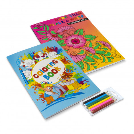 Custom Cover Colouring Book - A4 - Simply Merchandise