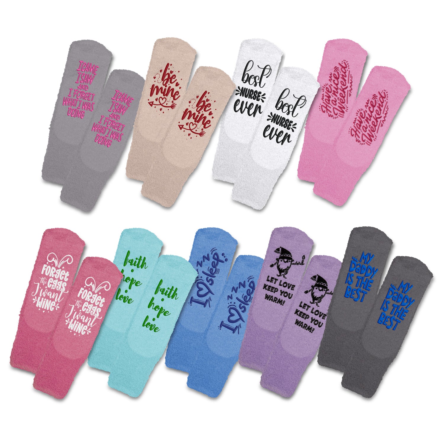 Fluffy Grip Socks - Simply Merchandise