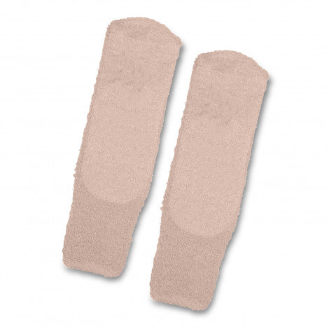 Fluffy Grip Socks with custom branded logo - Simply Merchandise