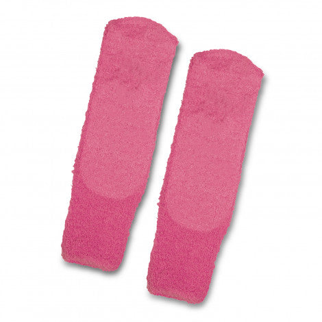 Fluffy Grip Socks with custom branded logo - Simply Merchandise