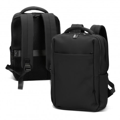 ARCHER Soft-Touch Daily Backpack with custom branded logo - Simply Merchandise