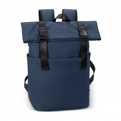 ARCHER Soft-Touch Flap Backpack with custom branded logo - Simply Merchandise