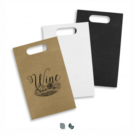 Die Cut Paper Wine Bag - Simply Merchandise