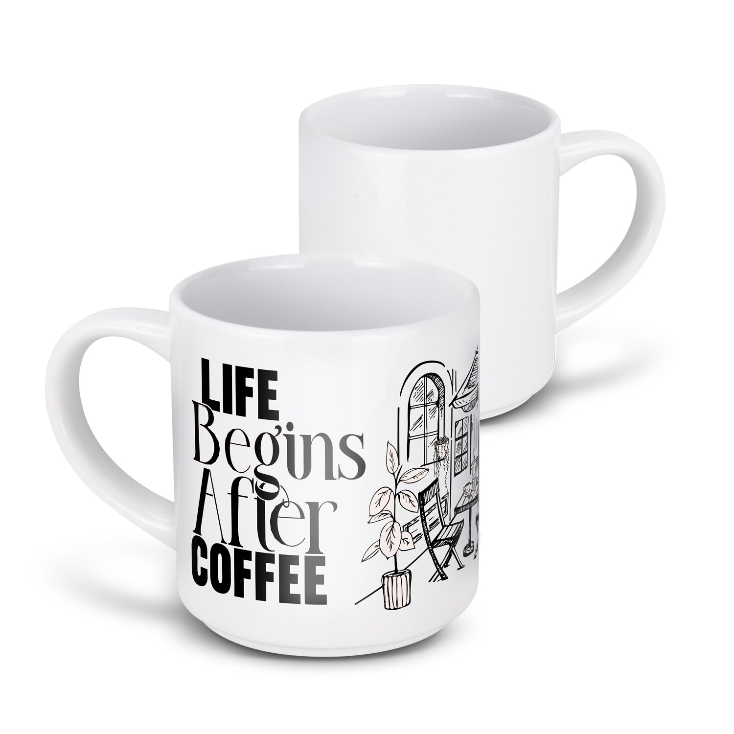 Arista Stackable Coffee Mug - Simply Merchandise
