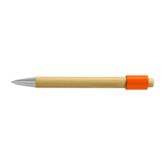Unwind Bamboo Spinner Pen with custom branded logo - Simply Merchandise