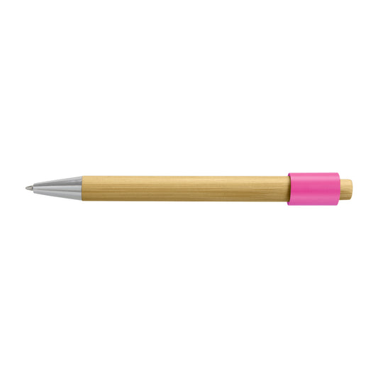 Unwind Bamboo Spinner Pen with custom branded logo - Simply Merchandise