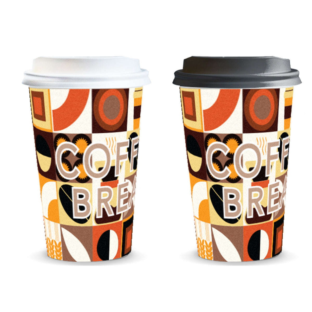 Kudos Paper Coffee Cup - 350ml with custom branded logo - Simply Merchandise
