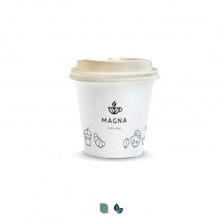 Compostable Paper Coffee Cup - 180ml - Simply Merchandise
