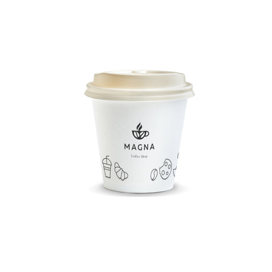 Compostable Paper Coffee Cup - 180ml - Simply Merchandise