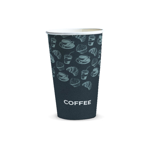 Compostable Paper Cup - 350ml with custom branded logo - Simply Merchandise