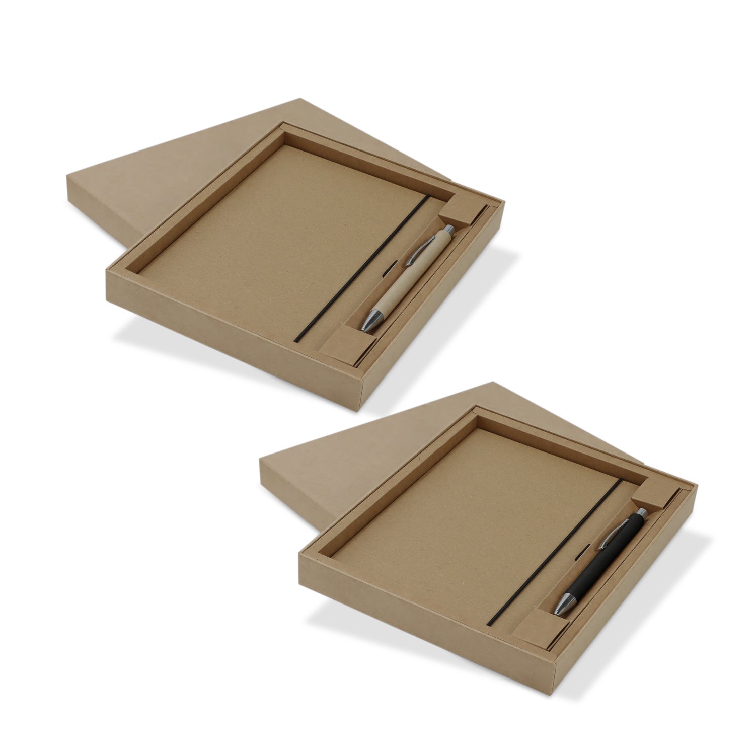 Kraft Notebook and Pen Gift Set - Simply Merchandise