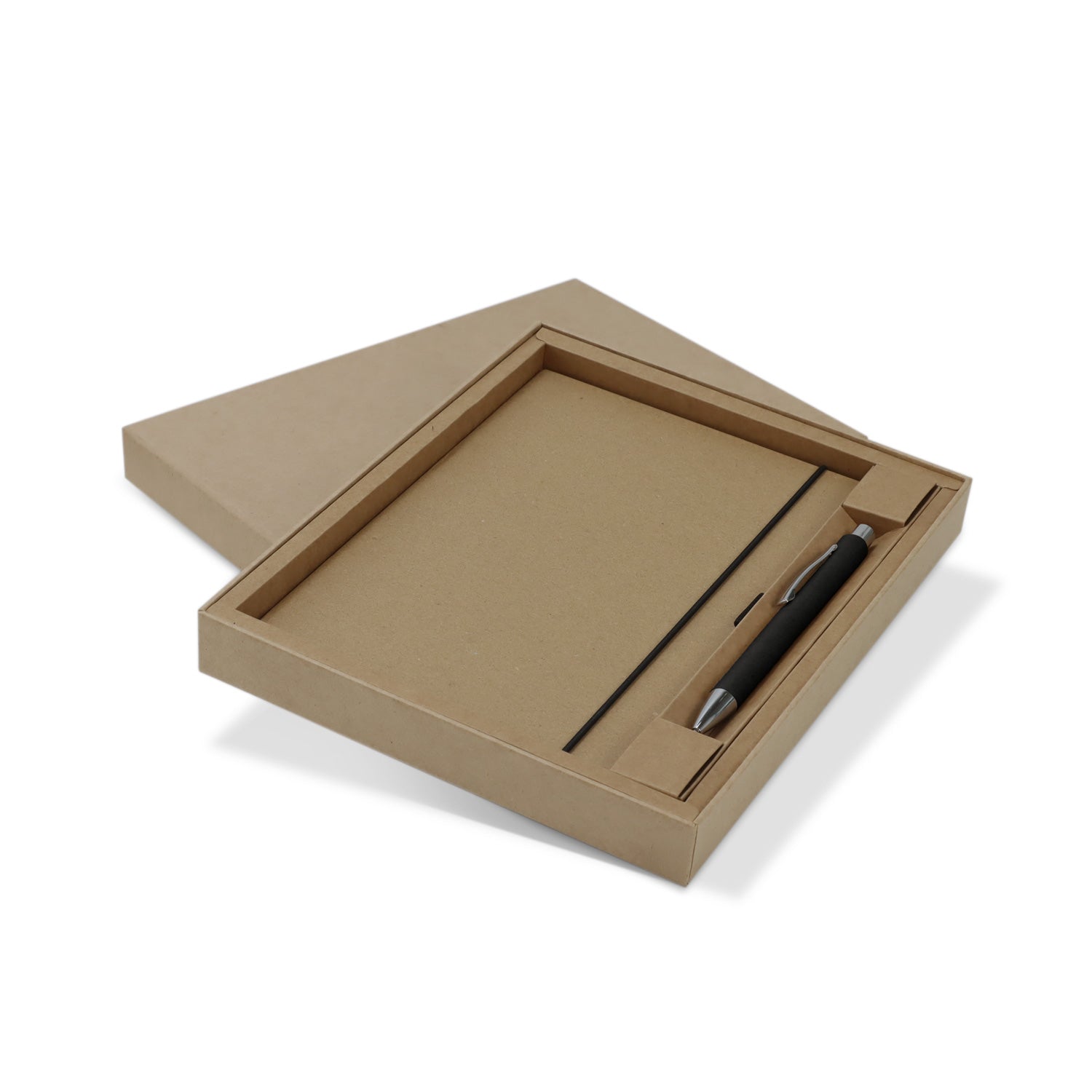 Kraft Notebook and Pen Gift Set - Simply Merchandise