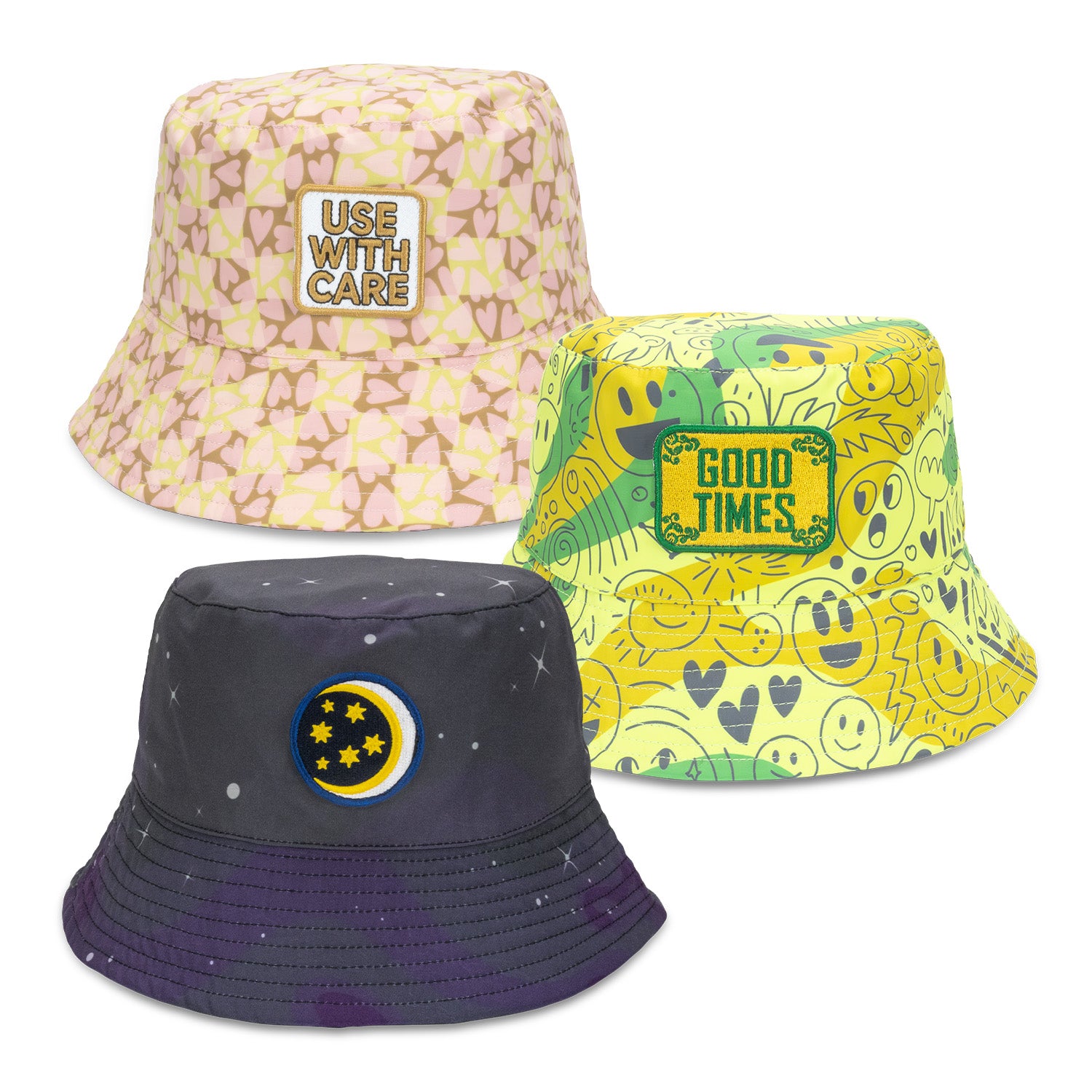 Sonny Custom Bucket Hat with Embroidery Patch with custom branded logo - Simply Merchandise