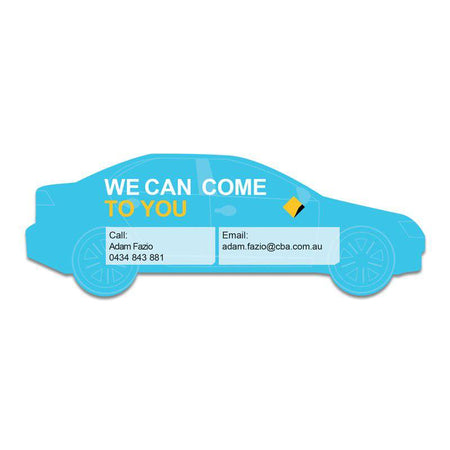 140 x 50mm Car Shaped Magnet - Simply Merchandise