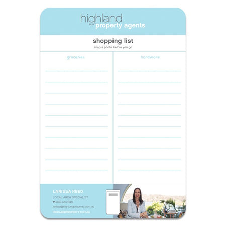 145 x 210mm Whiteboard Fridge Magnet with Clip - Simply Merchandise