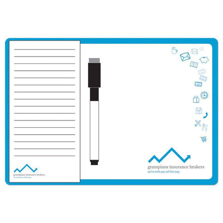 145 x 210mm Whiteboard Fridge Magnet with Notepad - Simply Merchandise