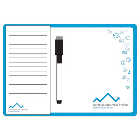 145 x 210mm Whiteboard Fridge Magnet with Notepad - Simply Merchandise