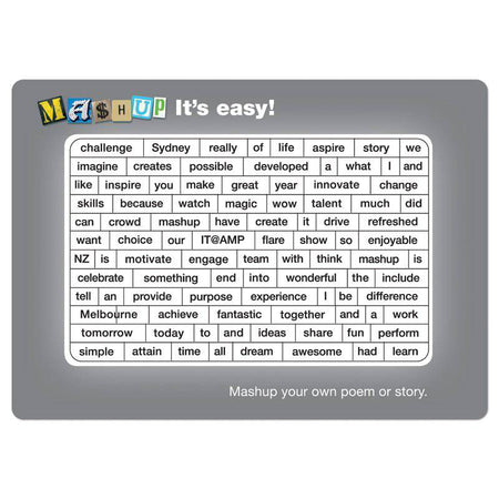 150 x 210mm Poetry Fridge Magnet - Simply Merchandise