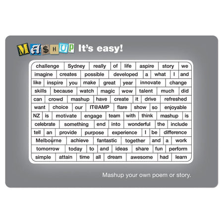 150 x 210mm Poetry Fridge Magnet - Simply Merchandise