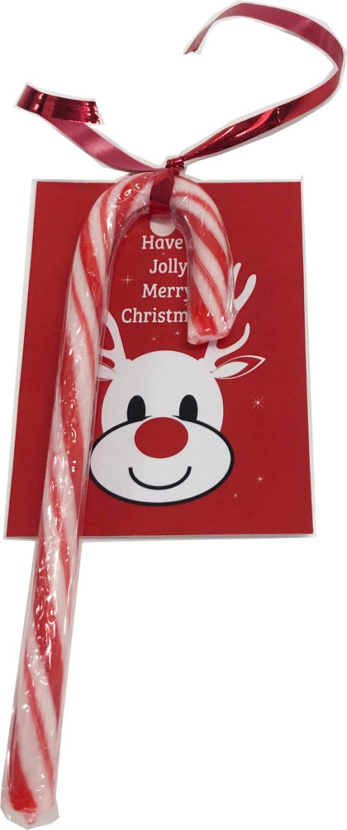 15g Candy Cane with Card & Ribbon - Simply Merchandise