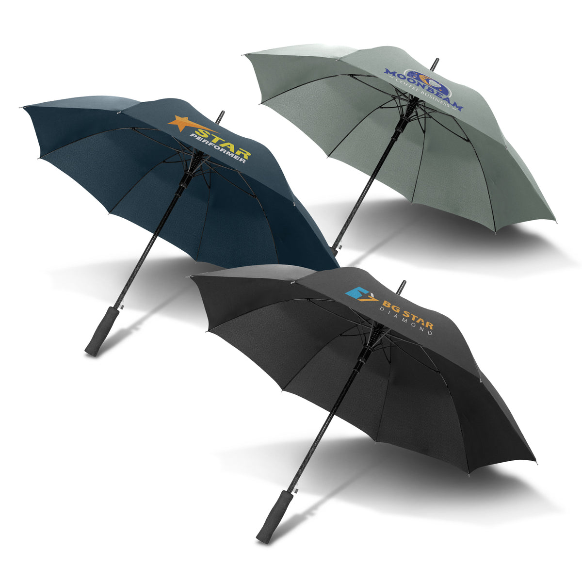 Cirrus Umbrella with custom branded logo - Simply Merchandise