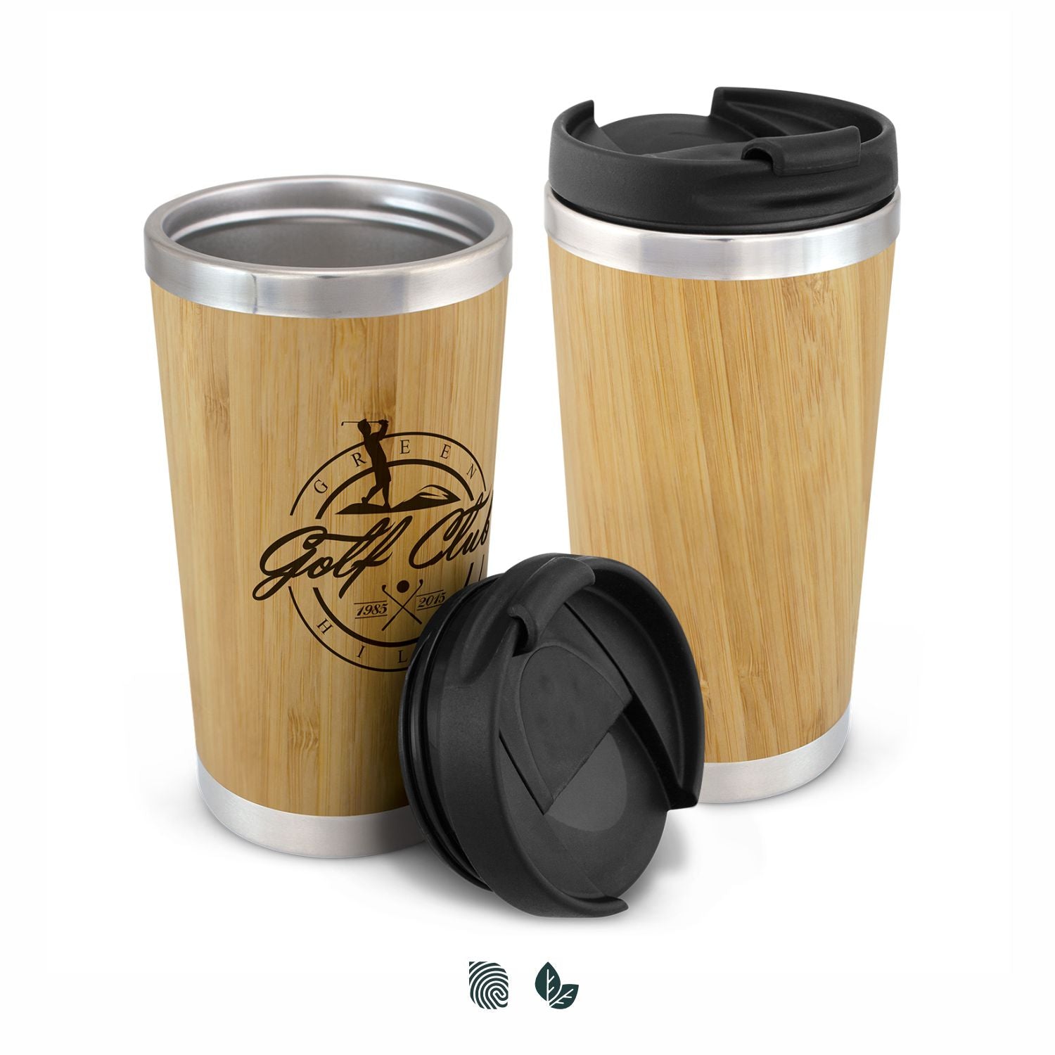 Bamboo Double Wall Cup - Simply Merchandise