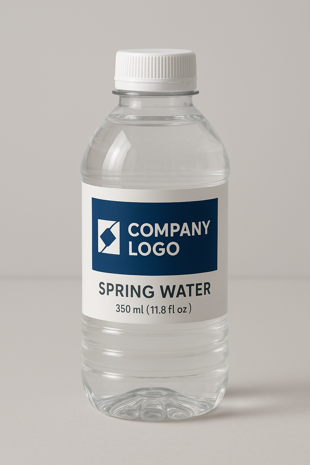 350ml Spring Water with Custom Printed Label - Simply Merchandise