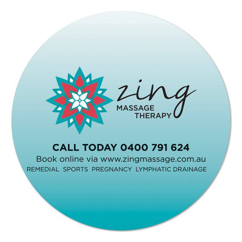 90mm Round Fridge Magnet - Simply Merchandise