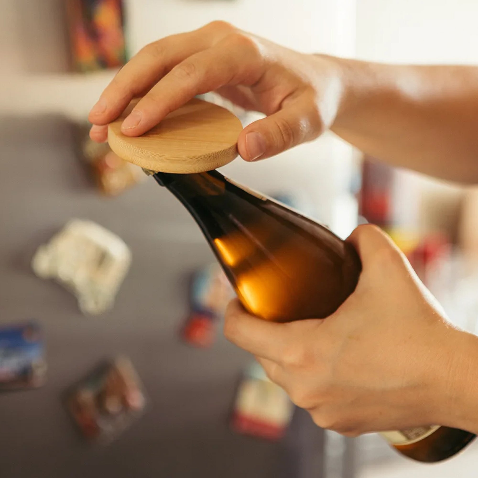 Bamboo Bottle Opener - Simply Merchandise