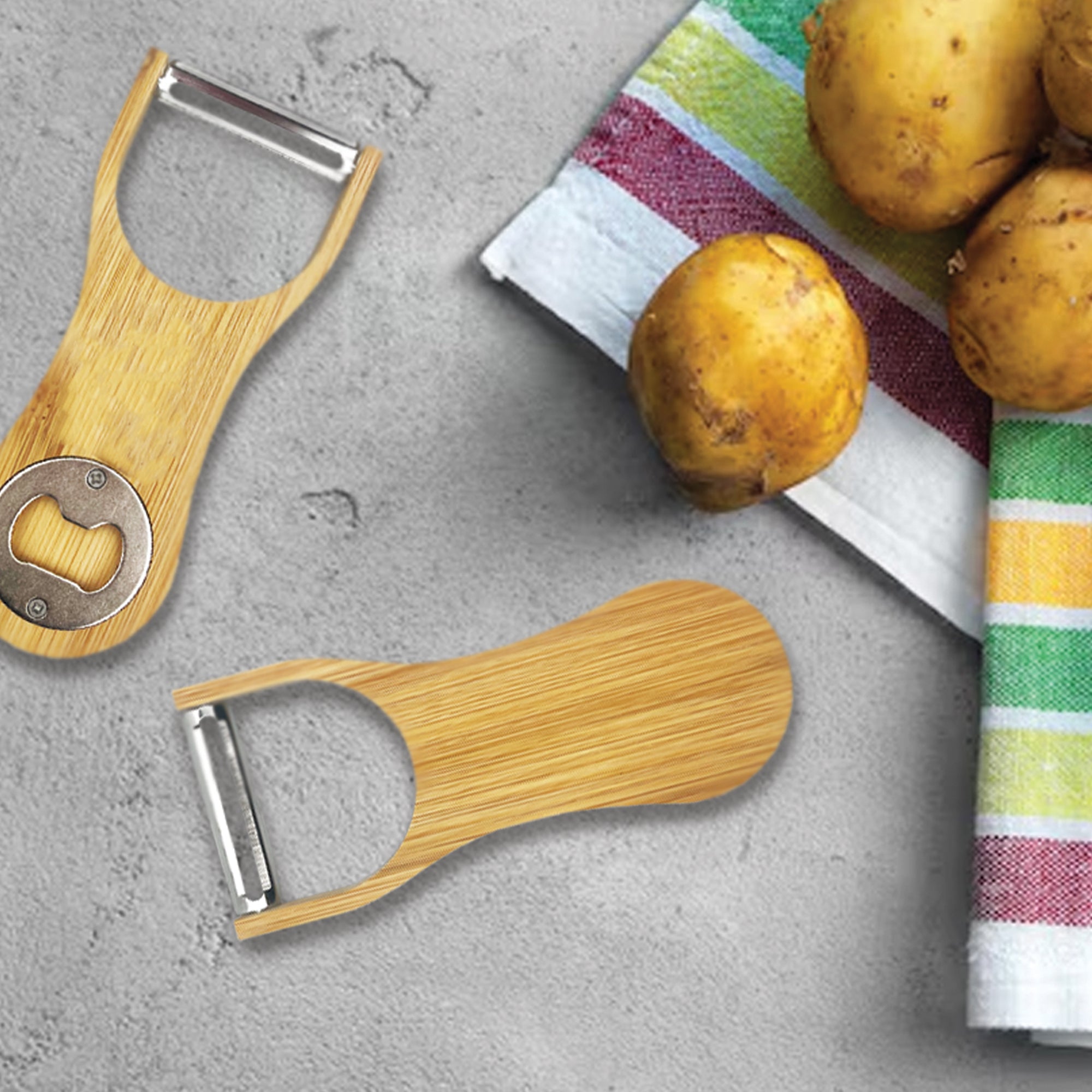 Orisha Bamboo Peeler Bottle Opener - Simply Merchandise