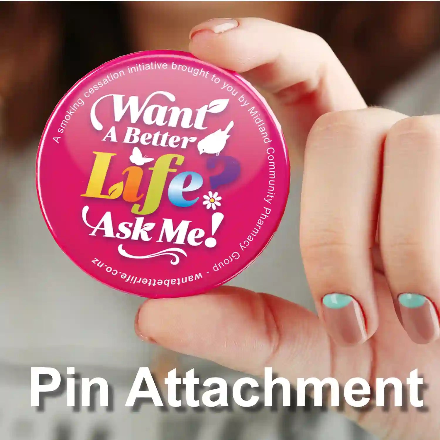 Button Badge - Pin Backing - Simply Merchandise