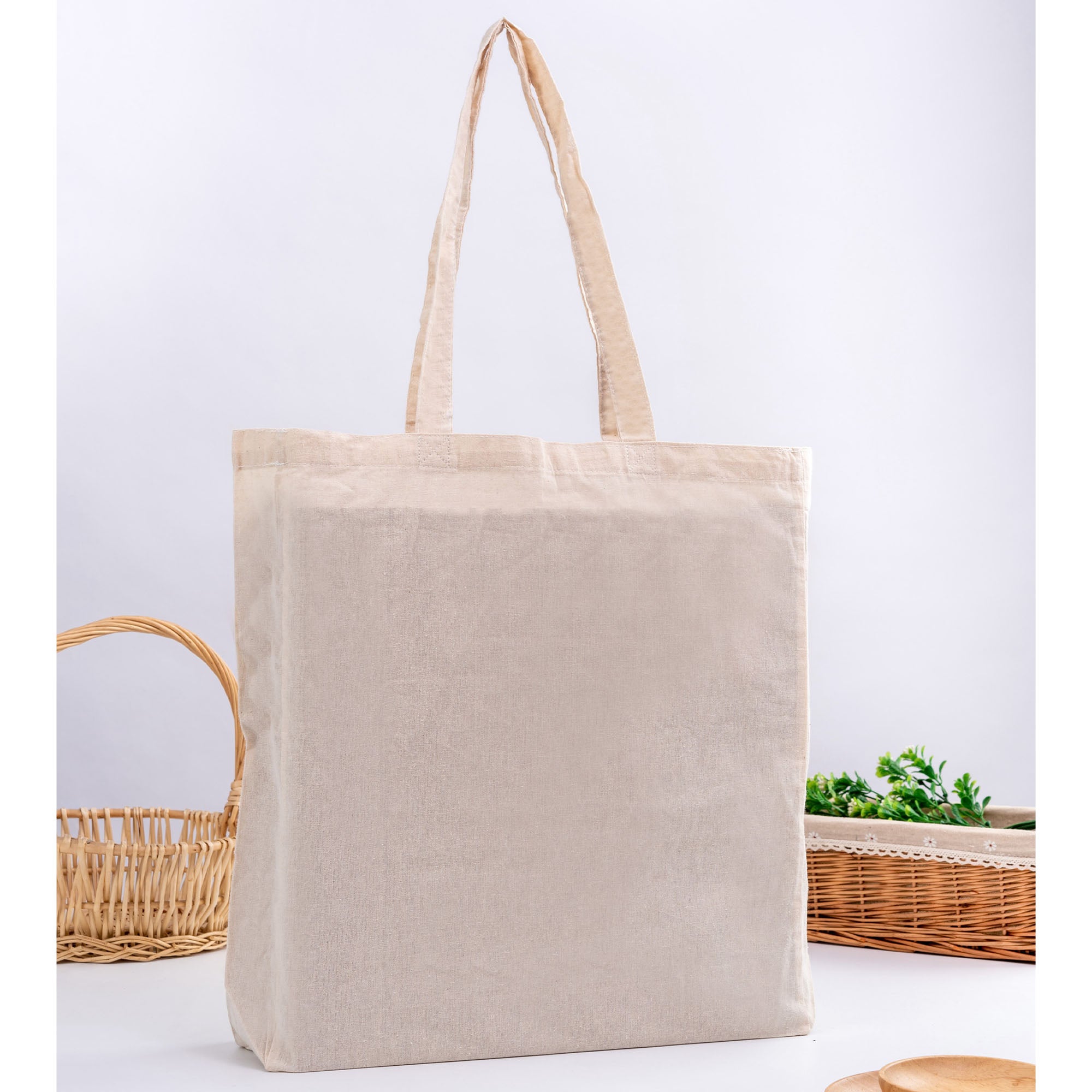 Calico Bag with Gusset - Simply Merchandise