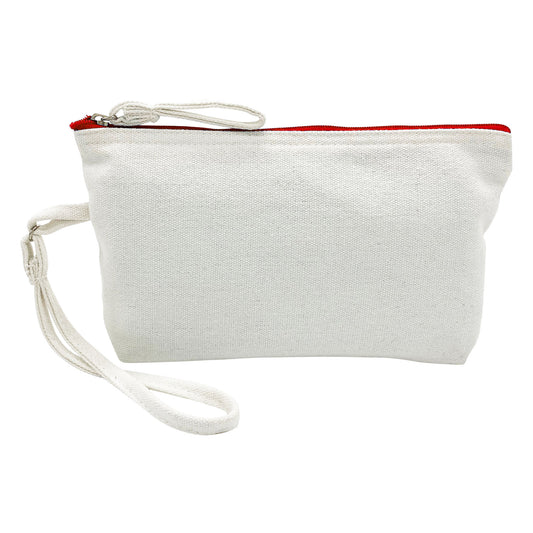 Canvas Cosmetic Bag with custom branded logo - Simply Merchandise
