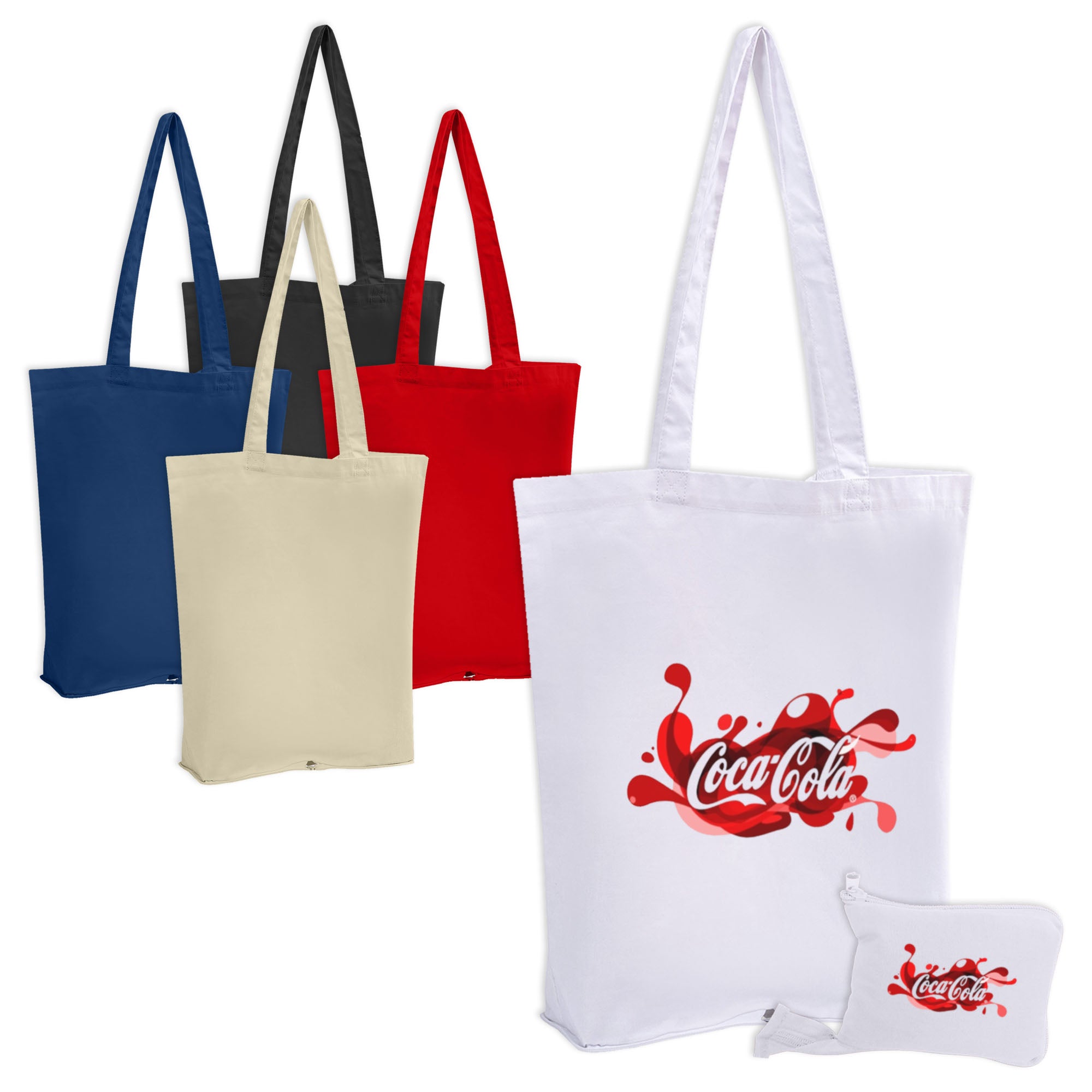 Foldable Calico Bag - Simply Merchandise