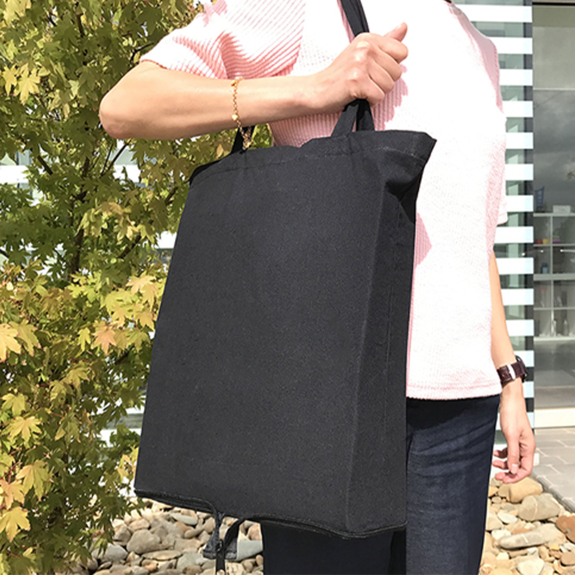 Foldable Calico Bag - Simply Merchandise