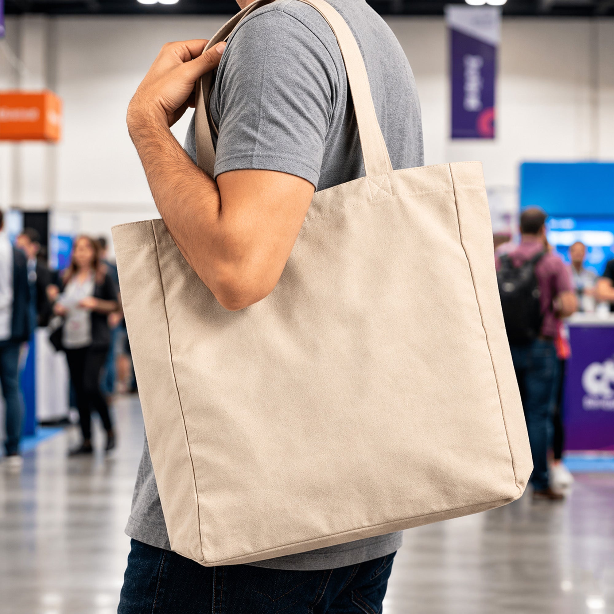 450gsm Victorian Canvas Tote Bag - Simply Merchandise