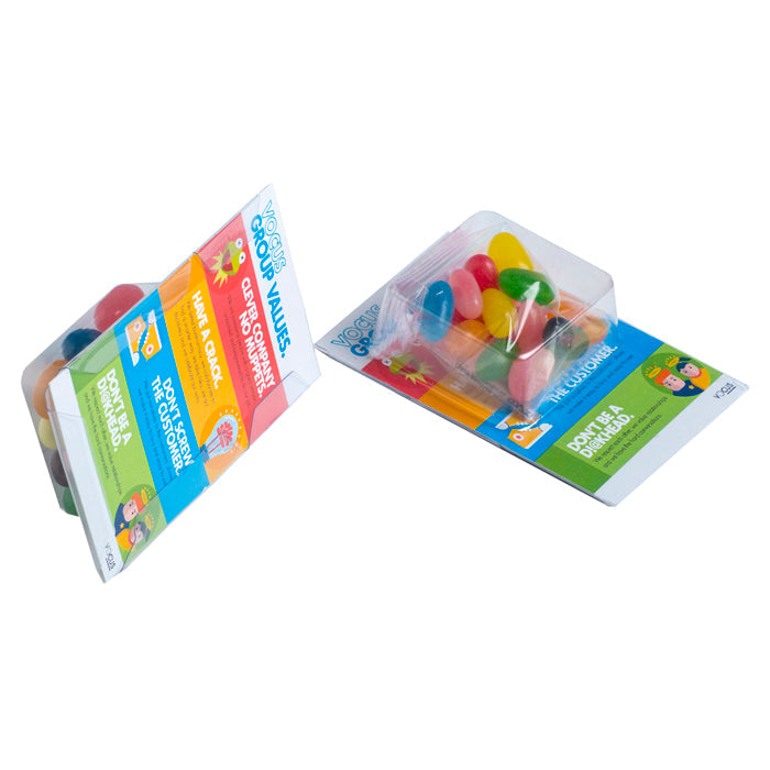 Small Biz Card Treats with JELLY BELLY Jelly Beans 14g - Simply Merchandise