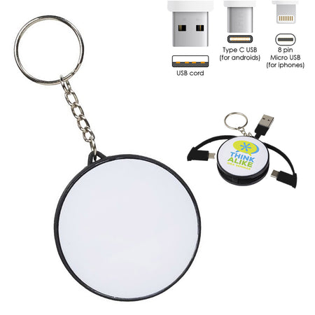 Charging Cable Key Ring - Simply Merchandise