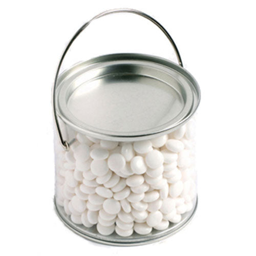 Medium PVC Bucket filled with Chewy Mints 400g - Simply Merchandise