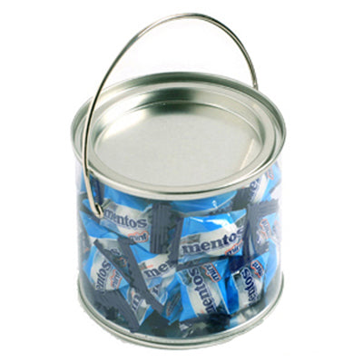 Medium PVC Bucket filled with Mentos 170g - Simply Merchandise