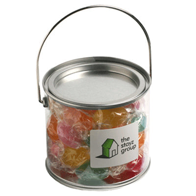 Medium PVC Bucket filled with Boiled Lollies 300g - Simply Merchandise